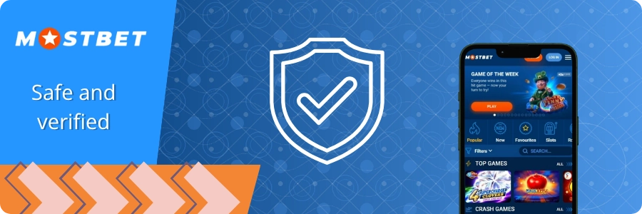 Security information about downloading the Mostbet Casino APK file