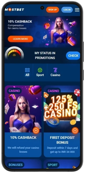 Bonus offers and promotions available in the Mostbet Casino app for Indian players